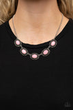 Paparazzi Necklace - Sunshiny Shimmer - Pink