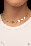 Paparazzi Necklace - Dainty Desire - Silver