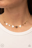 Paparazzi Necklace - Dainty Desire - Gold
