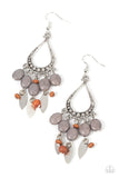 Paparazzi Earring - Adobe Air - Silver