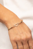 Paparazzi Bracelet - Cupids Confessions - Gold
