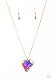 Paparazzi Necklace - Lockdown My Heart - Gold