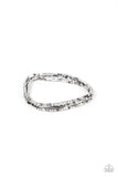 Paparazzi Bracelet - Block Bash - Silver