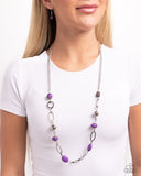 Paparazzi Necklace - Barefoot Bohemian - Purple