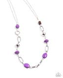 Paparazzi Necklace - Barefoot Bohemian - Purple