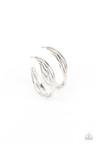 Paparazzi Earring - Curvy Charmer - Silver