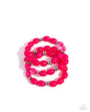 Paparazzi Bracelet - Coastal Coastin - Pink
