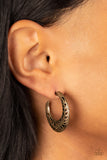 Paparazzi Earring - Wanderlust Wilderness - Brass