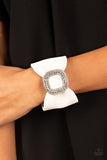 Paparazzi Bracelet - Lights, SELFIE, Action! - White
