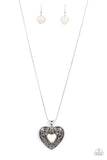 Paparazzi Necklace - Wholeheartedly Whimsical - White