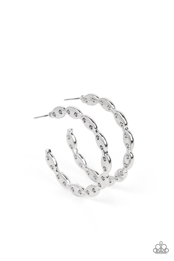 Paparazzi Earring - Impressive Innovation - Silver