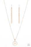 Paparazzi Necklace - Do What You Love - Rose Gold