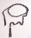 Paparazzi Necklace -  SCARFed for Attention - Gunmetal