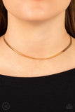 Paparazzi Necklace - In No Time Flat - Gold