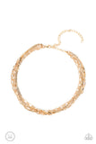 Paparazzi Necklace - Glitter and Gossip - Gold