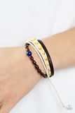 Paparazzi Bracelet - Hipster Hideaway - Blue