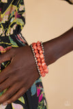 Paparazzi Bracelet - Seaside Siesta - Orange