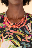 Paparazzi Necklace - Pacific Picnic - Orange