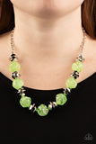 Paparazzi Necklace - Island Ice - Green