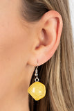 Paparazzi Necklace - Island Ice - Yellow