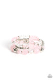 Paparazzi Bracelet - Shoreside Stroll - Pink