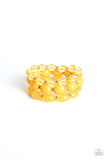Paparazzi Bracelet - High Tide Hammock - Yellow