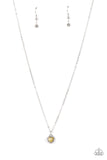 Paparazzi Necklace - A Little Lovestruck - Yellow
