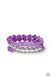 Paparazzi Bracelet - Summer Sabbatical - Purple