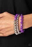 Paparazzi Bracelet - Summer Sabbatical - Purple
