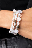 Paparazzi Bracelet - Shoreside Stroll - White