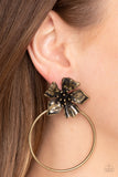 Paparazzi Earring - Buttercup Bliss - Brass