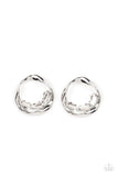 Paparazzi Earring - Imperfect Illumination - White