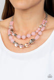 Paparazzi Necklace - Mere Magic - Pink