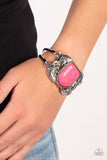 Paparazzi Bracelet - Dune Garden - Pink