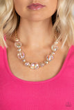 Paparazzi Necklace - Prismatic Magic - Gold