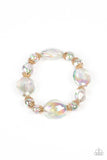 Paparazzi Bracelet - Iridescent Illusions - Gold