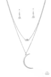 Paparazzi Necklace - Modern Moonbeam - Silver