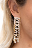 Paparazzi Earring - Starry Streamers - Gold