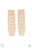 Paparazzi Earring - Starry Streamers - Gold