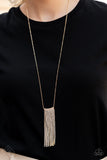 Paparazzi Necklace - Stellar Crescendo - Gold