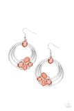 Paparazzi Earring - Dreamy Dewdrops - Orange
