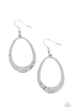 Paparazzi Earring - Seafoam Shimmer - Green