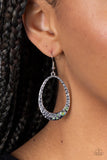 Paparazzi Earring - Seafoam Shimmer - Green