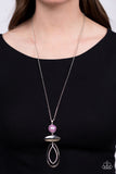 Paparazzi Necklace - Modern Day Demure - Purple