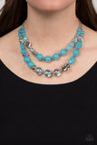 Paparazzi Necklace - Mere Magic - Blue