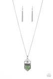 Paparazzi Necklace - Trailblazing Talisman - Green
