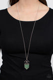 Paparazzi Necklace - Trailblazing Talisman - Green