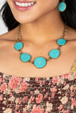 Paparazzi Necklace - Santa Fe Flats - Brass