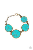 Paparazzi Bracelet - Flat Out Frontier - Brass
