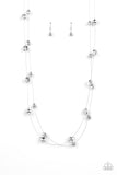 Paparazzi Necklace - Interstellar Illusions - Silver